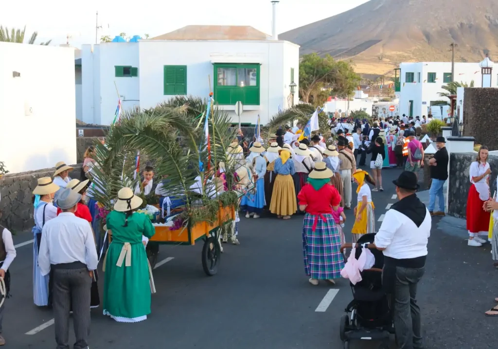Imagen de la Romería de los Dolores en Lanzarote.